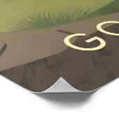 Go Geocaching Travel Poster (Ecke)