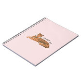 Go Get 'Em Tiger - Blush Notebook Notizblock (Linke Seite)