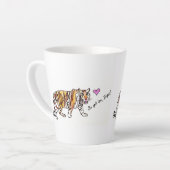 Go get 'em, tiger Mug Milchtasse (Linke Ecke)