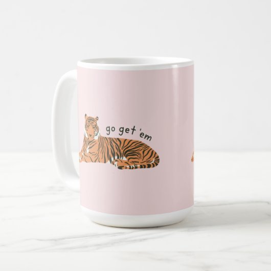 Go Get 'Em Tiger - Tasse (Vorderseite Links)
