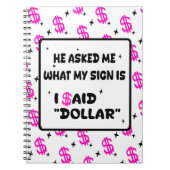 Go Getter's Horascope Notizblock (Vorderseite)