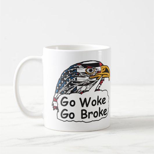 Go Geweckt Go Broke Kaffeetasse (Links)