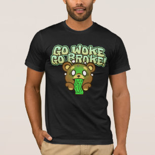 GO GEWECKT GO BROKE MENS PATRIOT T - SHIRT