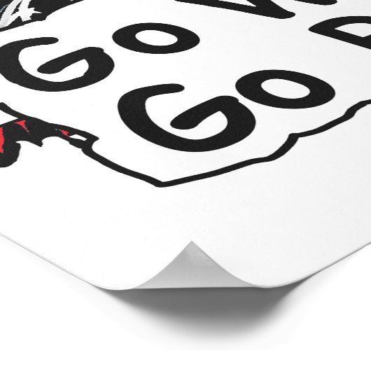 Go Geweckt Go Broke Poster (Ecke)