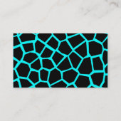 Go Giraffe - Cyan Visitenkarte (Rückseite)