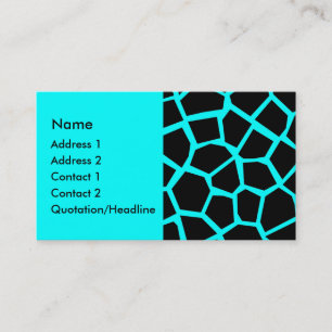 Go Giraffe - Cyan Visitenkarte