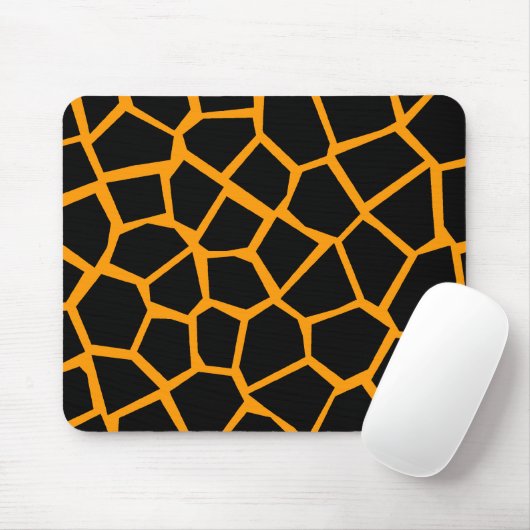 Go Giraffe - Orange Mousepad (Mit Mouse)