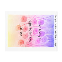 Go, Girl... (Romeo und Julia) Postkarte