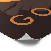 Go Glamping Travel Poster (Ecke)