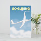 Go Gliding Briefpapier (Stehend Vorderseite)