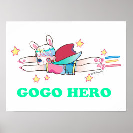 Go Go Held 16" x 12", Poster Paper (Matte)