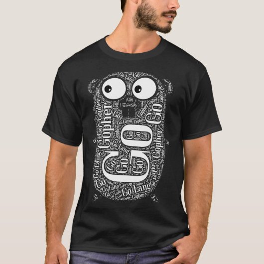 Go Golang Gopher Programming Classic T - Shirt (Vorderseite)