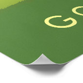 Go Golfing Travel Poster (Ecke)