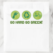 GO Green Aufkleber (Tasche)