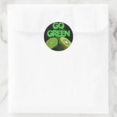 Go Green Aufkleber (Tasche)