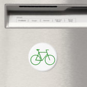 Go Green Bicycle Magnet (In Situ (Geschirrspüler))