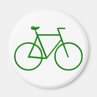 Go Green Bicycle Magnet