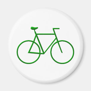 Go Green Bicycle Magnet