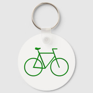 Go Green Bicycle Schlüsselanhänger