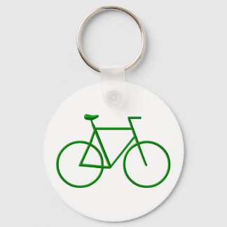 Go Green Bicycle Schlüsselanhänger
