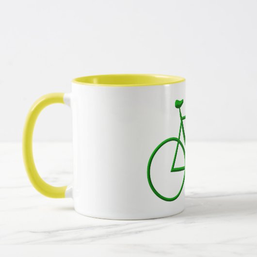 Go Green Bicycle Tasse (Links)