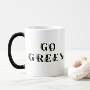 Go Green - Botanischer Blumenbecher Verwandlungstasse