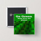 Go Green_ Button (Vorne & Hinten)