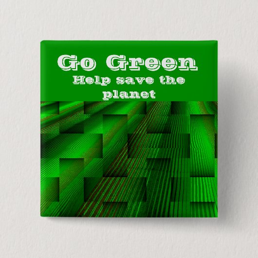 Go Green_ Button (Vorderseite)