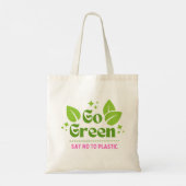 Go green Carry Bag Tragetasche (Rückseite)