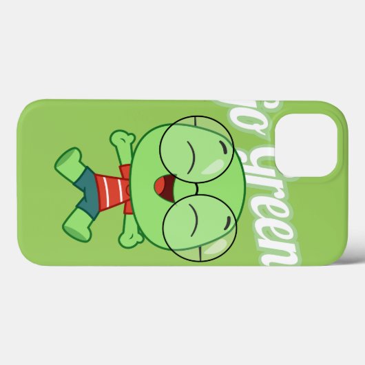 Go Green Case-Mate iPhone Hülle (Rückseite (Horizontal))