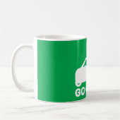 Go Green ~ Drive Electric Cars Kaffeetasse (Links)