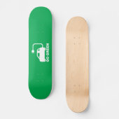 Go Green ~ Drive Electric Cars Skateboard (Vorderseite)