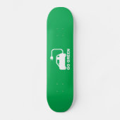 Go Green ~ Drive Electric Cars Skateboard (Vorderseite)