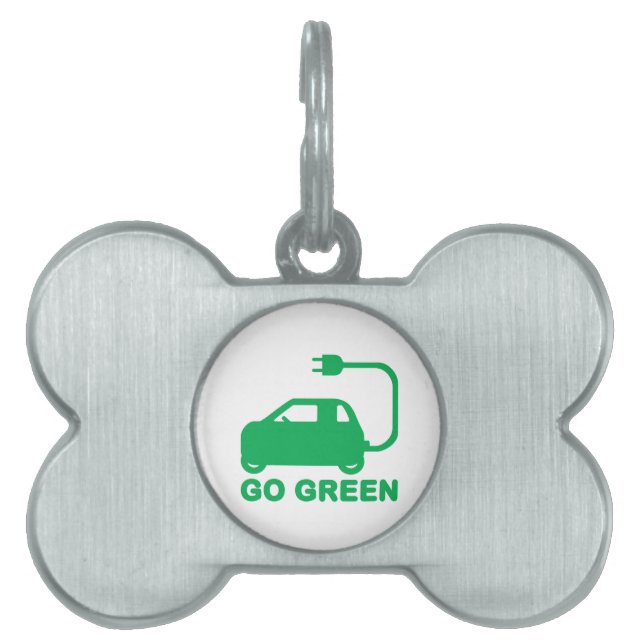 Go Green ~ Drive Electric Cars Tiermarke (Vorderseite)