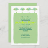 GO GREEN EARTH Bar Bat Mitzvah Einladung (Vorne/Hinten)