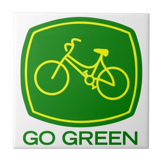 Go Green Fliese (Vorderseite)