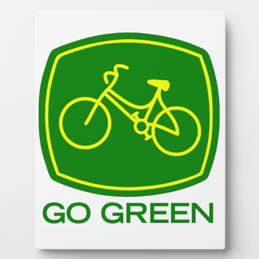 Go Green Fotoplatte (Vorderseite)