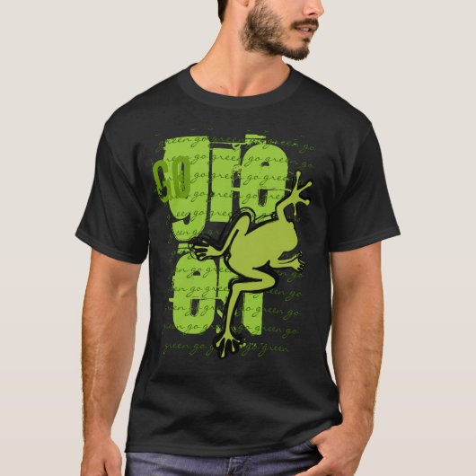 Go Green Frog T - Shirt (Vorderseite)