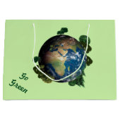 Go Green Gardeners Große Geschenktüte (Vorderseite)
