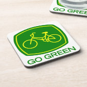 Go Green Getränkeuntersetzer (Linke Seite)
