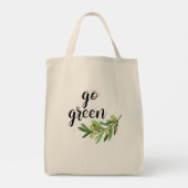 Go Green Grocery Tragetasche (Rückseite)