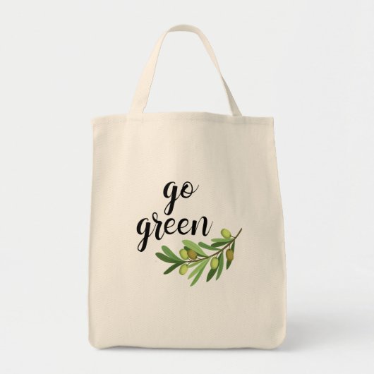 Go Green Grocery Tragetasche (Vorne)