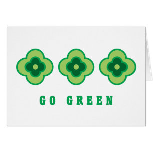 Go Green (Grüne Blume)