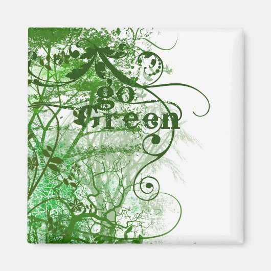 Go Green Magnet (Vorne)