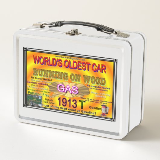 Go Green Metal Lunchbox (Vorderseite)