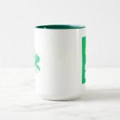 Go Green oder Go Zuhause St. Patrick's Tasse (Zentrum)