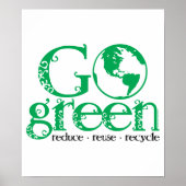 Go Green Poster (Vorne)