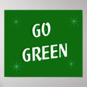 Go Green Poster (Vorne)