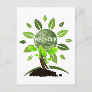 GO GREEN POSTKARTE
