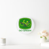 Go Green Runde Wanduhr (Zuhause)